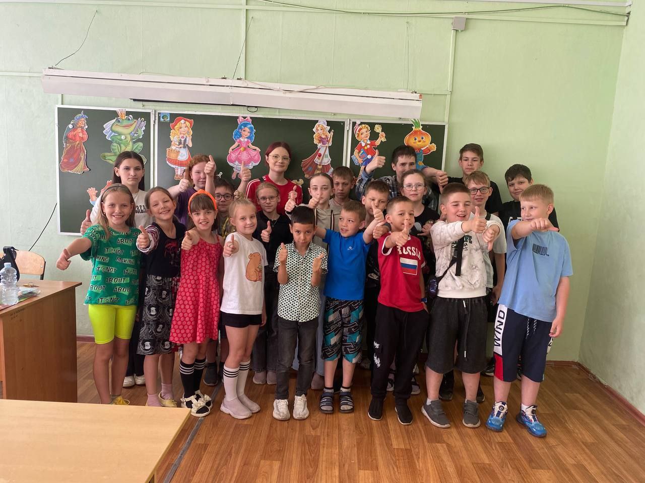 Седьмой день пришкольного лагеря. День сказок..